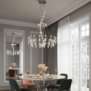 ODEON LIGHT FLAMENCO. Обзор на подвесную люстру со светодиодными трубочками с эффектом пузырьков