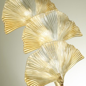 ODEON LIGHT VENTAGLIO. Обзор на торшер с плафонами в виде цветков золотого цвета