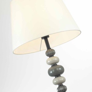 ODEON LIGHT SOCHI. Обзор на торшер со светлым абажуром и декоративными шариками на основании