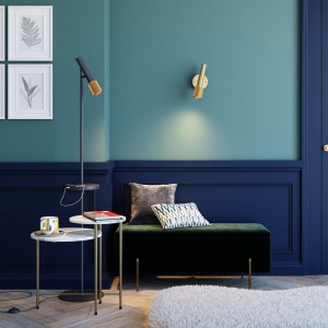 ODEON LIGHT MEHARI. Обзор на торшер с тонкой стойкой и полкой посередине