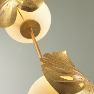 ODEON LIGHT JUNGLE. Обзор на торшер с плафонами в виде шаров, обернутых металлическим листом