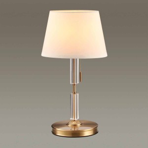 ODEON LIGHT LONDON. Обзор на настольную лампу с тканевым классическим плафоном