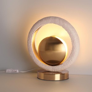 ODEON LIGHT SATURN. Обзор на настольную лампу с круглым бежевым плафоном