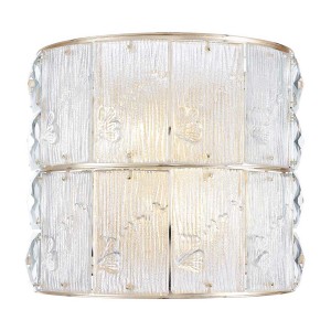 ODEON LIGHT FIESTA. Обзор на бра с плафоном из стекла в виде морозного узора