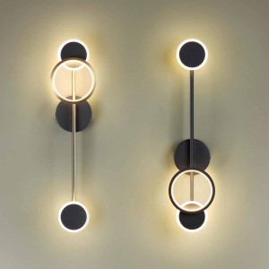 ODEON LIGHT DENZEL. Обзор на настенный светильник со светодиодным кольцом и металлическими кругами