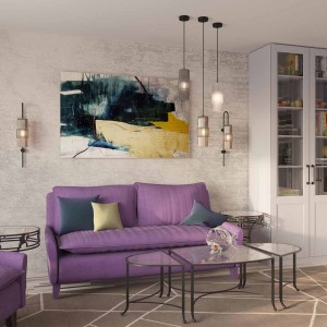 ODEON LIGHT PIMPA. Обзор на подвесной светильник с рифлёным плафоном в виде граненного стакана