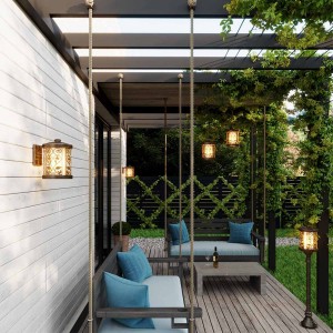 ODEON LIGHT LAGRA. Обзор на уличный светильник с металлическим плафоном декорированный цветочным рельефом