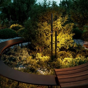 ODEON LIGHT BAMBOO. Обзор на ландшафтный уличный светильник с поворотным механизмом 