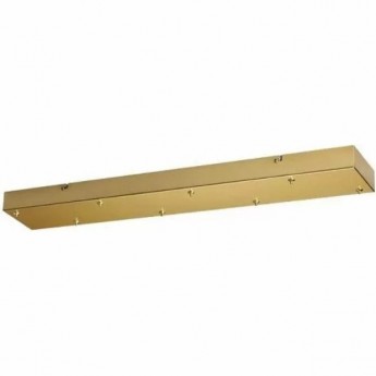 База ODEON LIGHT BASE L-VISION ODL24 317 7X для линии SCROW, SHINY /82х15см металл, золотистый