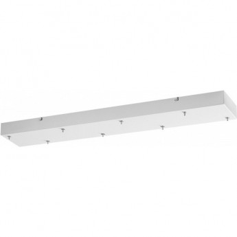 База ODEON LIGHT BASE L-VISION ODL24 317 7X для линии SCROW, SHINY82х15см металл, белый