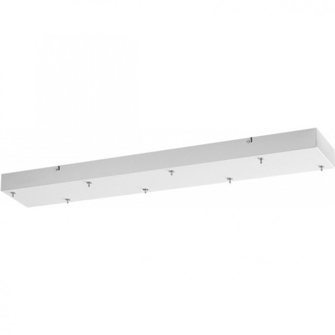 База ODEON LIGHT BASE L-VISION ODL24 317 7X для линии SCROW, SHINY82х15см металл, белый 5058/WH