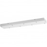 База ODEON LIGHT BASE L-VISION ODL24 317 7X для линии SCROW, SHINY82х15см металл, белый 5058/WH