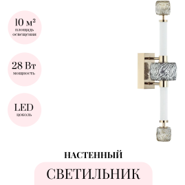 Бра ODEON LIGHT KLIFF 5426/28WL