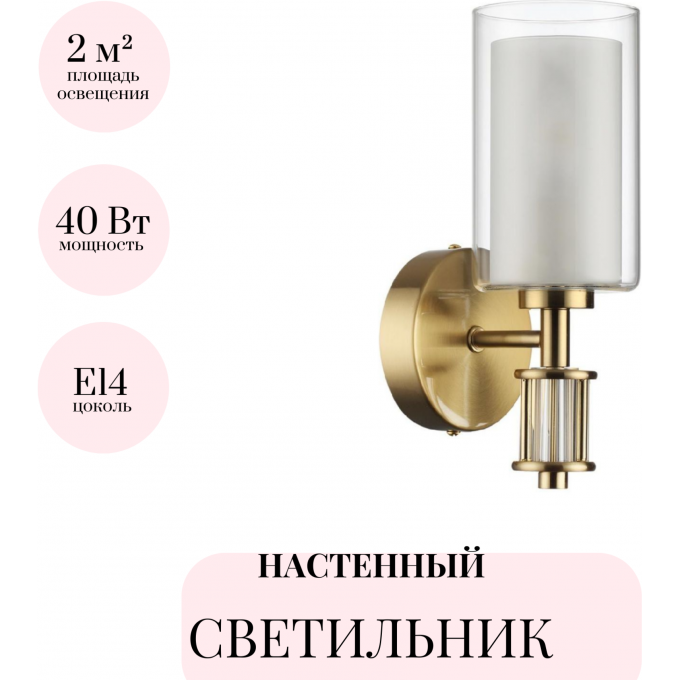 Бра ODEON LIGHT SAGA CLASSIC 5088/1WA