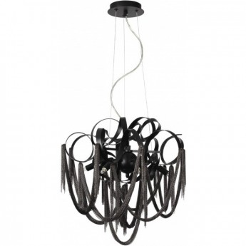 Люстра ODEON LIGHT CHAINY HALL ODL24 395 G9 6*40W черный, металл