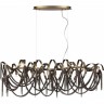 Люстра ODEON LIGHT CHAINY HALL ODL24 397 G9 10*40W античная бронза коричневый, металл 5066/10