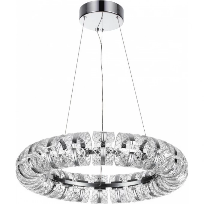 Люстра ODEON LIGHT MIRAGE L-VISION ODL24 455 LED 128W 4000K 7847лм металл акрил, хром 5029/128L Люстра ODEON LIGHT MIRAGE L-VISION ODL24 455 LED 128W 4000K 7847лм металл акрил, хром 5029/128L