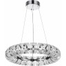 Люстра ODEON LIGHT MIRAGE L-VISION ODL24 455 LED 128W 4000K 7847лм металл акрил, хром 5029/128L