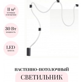Настенно-потолочный светильник ODEON LIGHT CORDA 4391/30CL