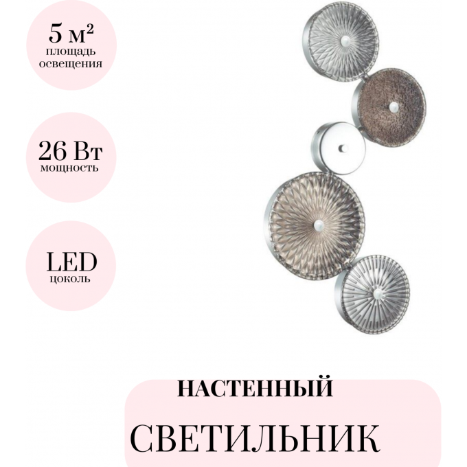 Настенный светильник ODEON LIGHT CARAMELLA 5416/26WL