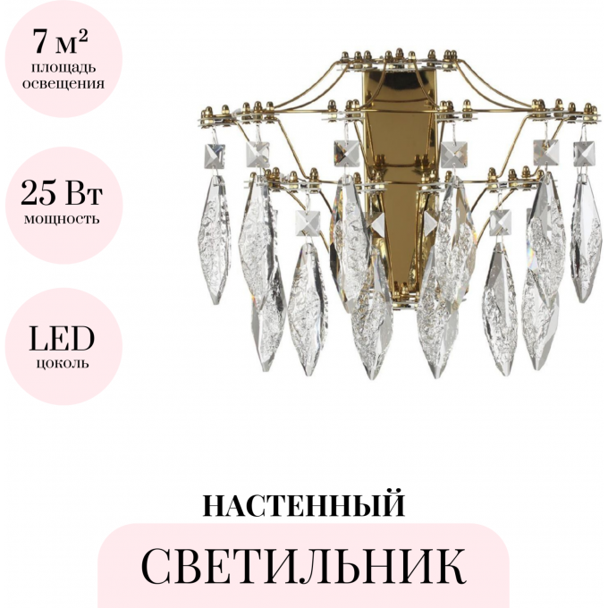 Настенный светильник ODEON LIGHT FLAMENCO 7000/25WL