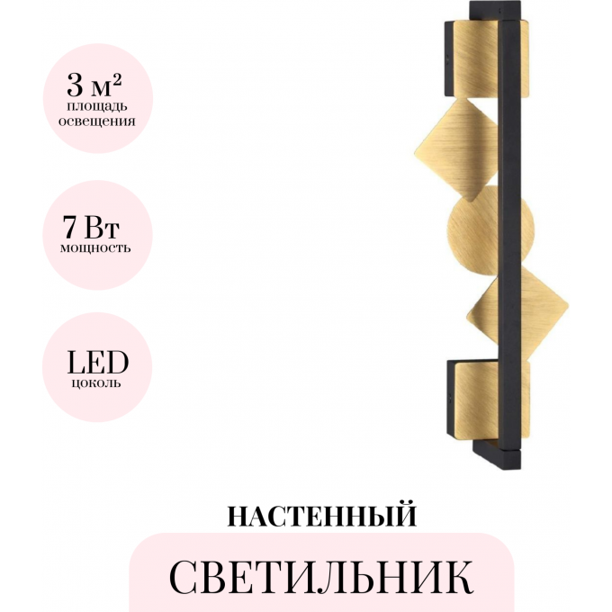 Настенный светильник ODEON LIGHT GEOS 6691/7WL