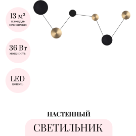Настенный светильник ODEON LIGHT HIGHTECH GALAXY 7115/36WL