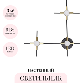 Настенный светильник ODEON LIGHT L-VISION COSTELLA 3906/9WL