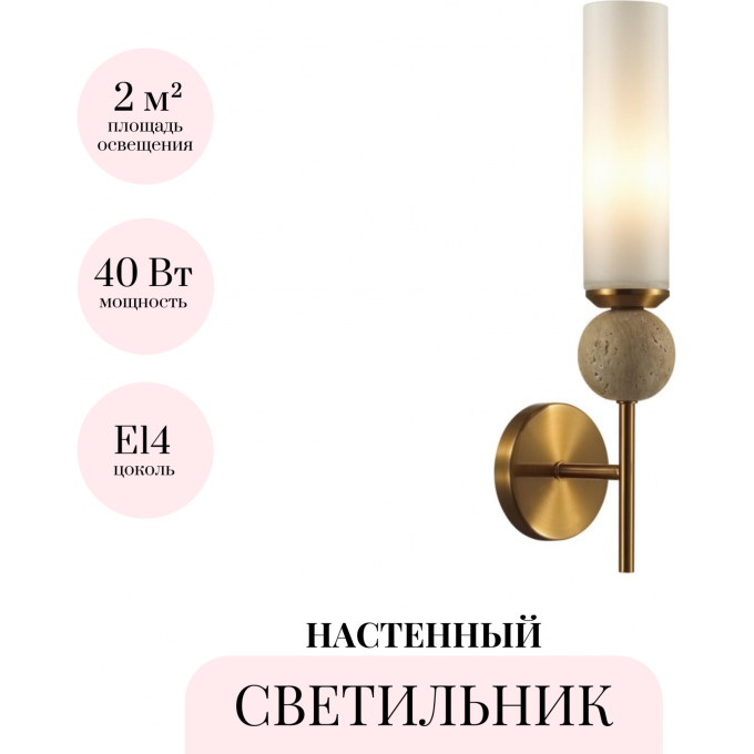 Настенный светильник ODEON LIGHT LOLLA 6625/1W