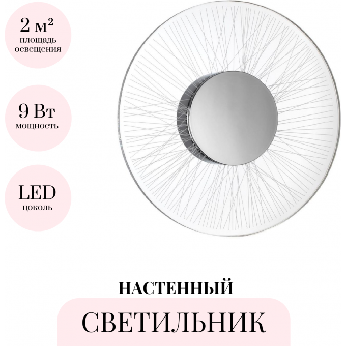 Настенный светильник ODEON LIGHT SOLARIS 6628/9WL