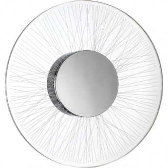 Настенный светильник ODEON LIGHT SOLARIS MIDCENT IP20 LED 9W 3000K 220V, полированный хром/металл/акрил