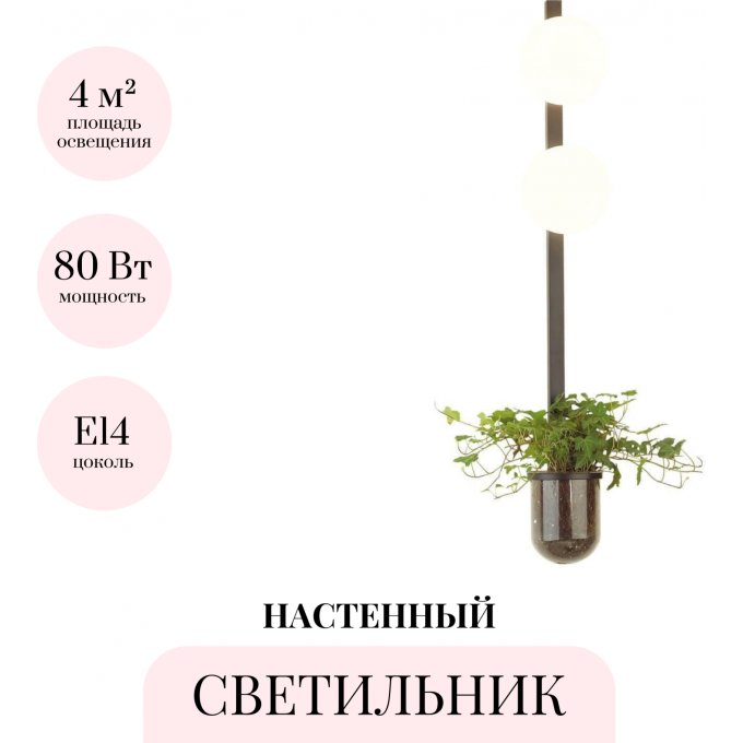 Настенный светильник ODEON LIGHT WALLI FLOWER 4681/2WA