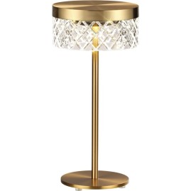 Настольная лампа ODEON LIGHT FIVRE L-VISION ODL24 445 LED 7W 369лм металл акрил, античная бронза Настольная лампа ODEON LIGHT FIVRE L-VISION ODL24 445 LED 7W 369лм металл акрил, античная бронза