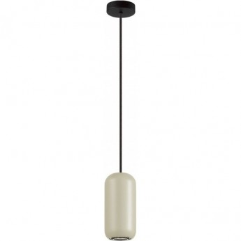 Подвес ODEON LIGHT COCOON PENDANT ODL24 313 GU10 LED 4W цвет слоновой кости черный, металл