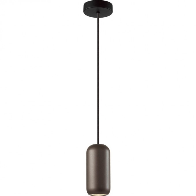 Подвес ODEON LIGHT COCOON PENDANT ODL24 313 GU10 LED 4W металл, коричневый черный 5060/1D