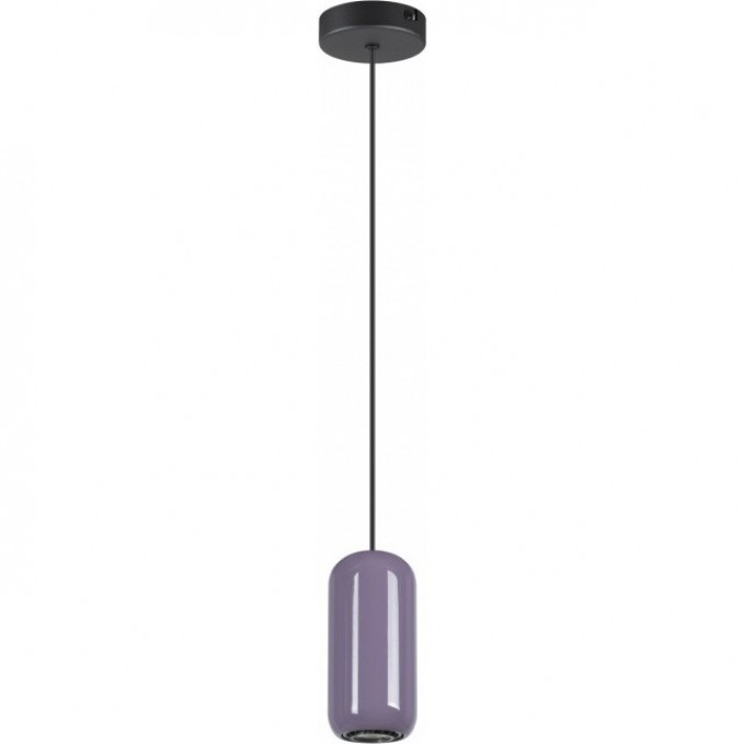 Подвес ODEON LIGHT OVALI PENDANT ODL24 311 GU10 LED 4W металл, черный сиреневый 5053/1