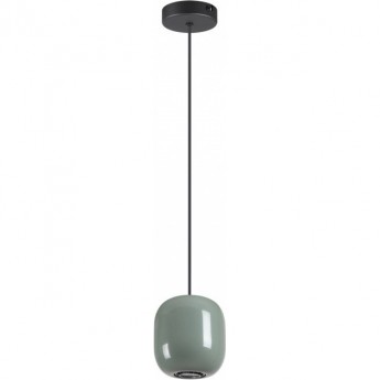 Подвес ODEON LIGHT OVALI PENDANT ODL24 311 GU10 LED 4W металл, черный зеленый