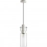 Подвес ODEON LIGHT SCROW PENDANT ODL24 323 E27 1*40W металл стекло, белый прозрачный 5057/1B