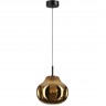 Подвес ODEON LIGHT VASO PENDANT ODL25 421 LED 4W 4000K 388Лмчерный/золотой/металл/стекло 5097/4LA