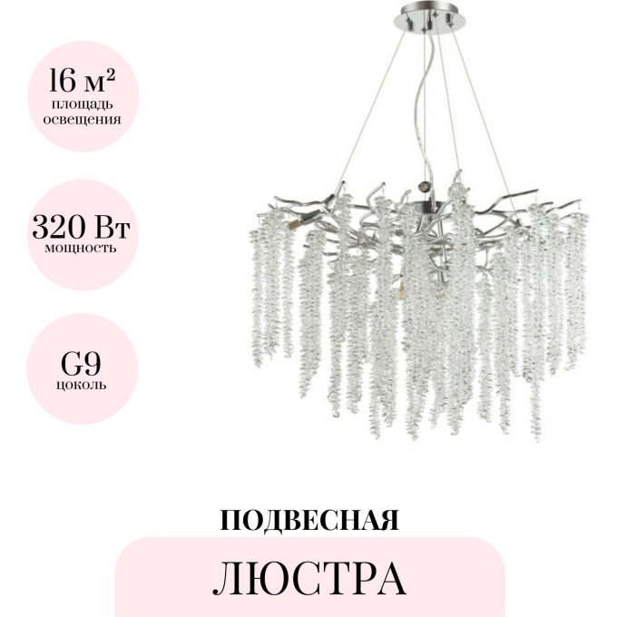 Подвесная люстра ODEON LIGHT BANCHE 5004/8 5004-8