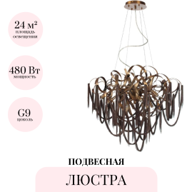 Подвесная люстра ODEON LIGHT CHAINY 5066/12