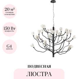 Подвесная люстра ODEON LIGHT GARDI MODERN 5090/30