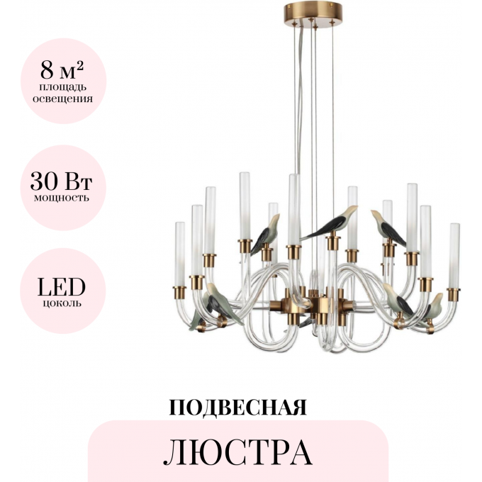 Подвесная люстра ODEON LIGHT LARK 5431/30L