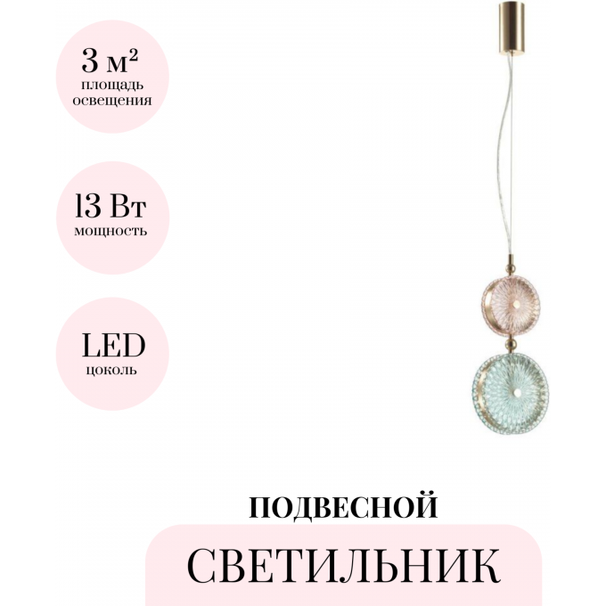 Подвесной светильник ODEON LIGHT CARAMELLA 5412/13LB