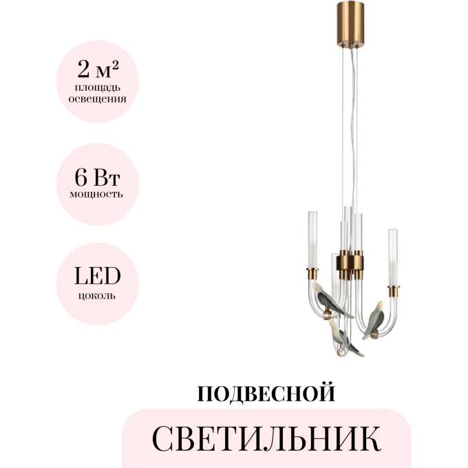 Подвесной светильник ODEON LIGHT LARK L-VISION 5431/6L